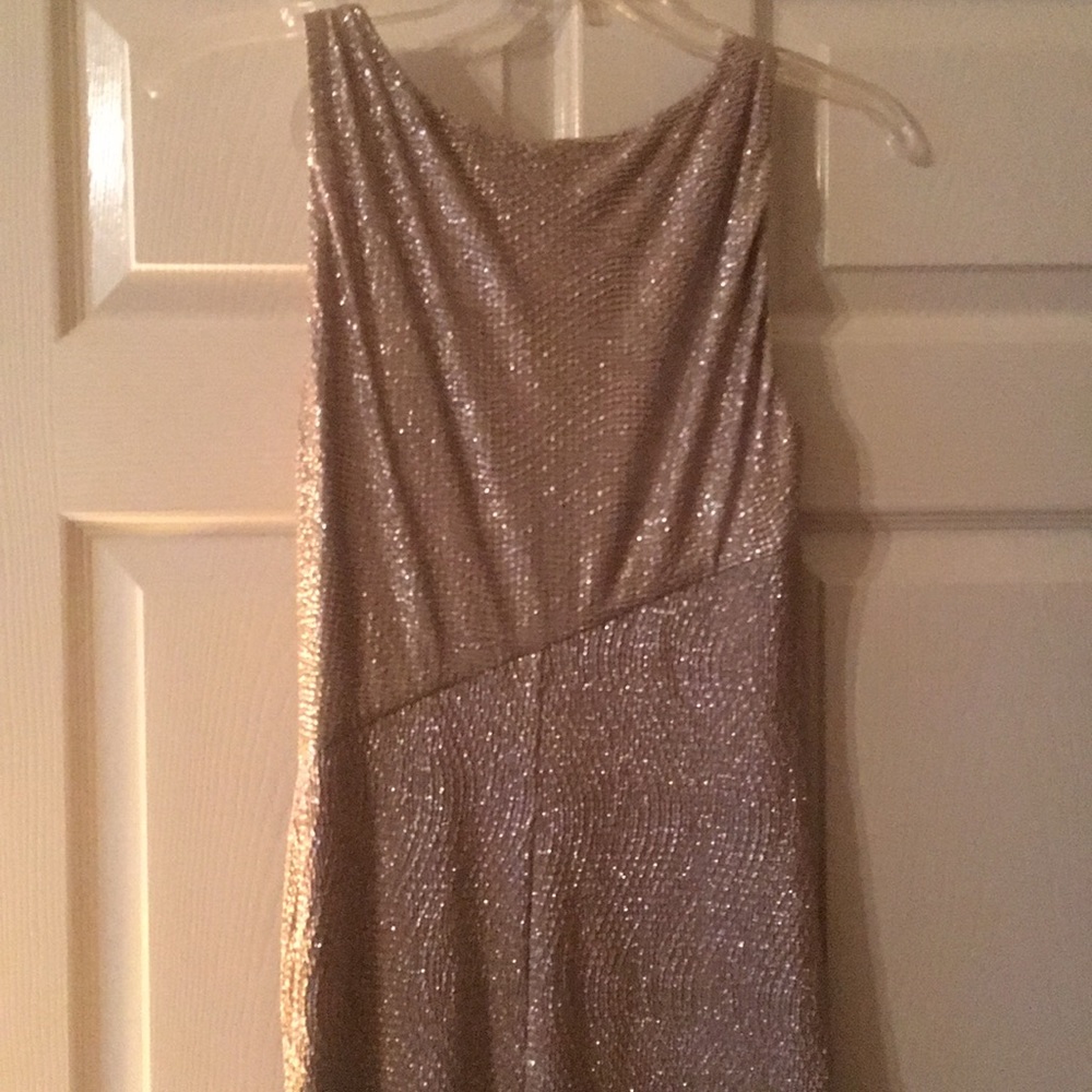 Ralph Lauren evening size 6 metallic dress - Picture 6 of 7